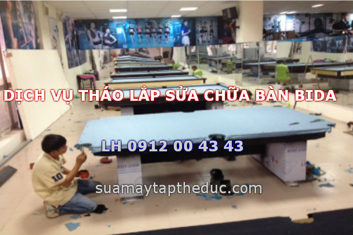 sửa chữa bàn bida