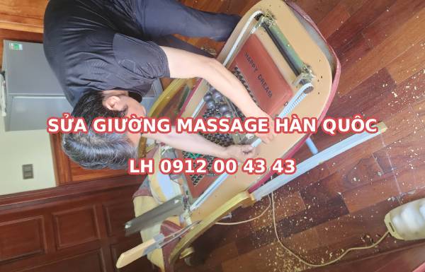 Sửa giường massage Hàn Quốc